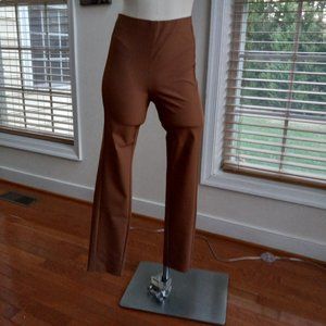NEW Theory Navalane Becker Pants Size 2 Butterscotch NWT
